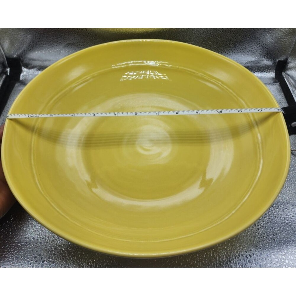 CERAMISIA, Large Pasta/Salad Serving Bowl,Made in Italy, Yellow Approx 13"(READ) - Picture 7 of 12